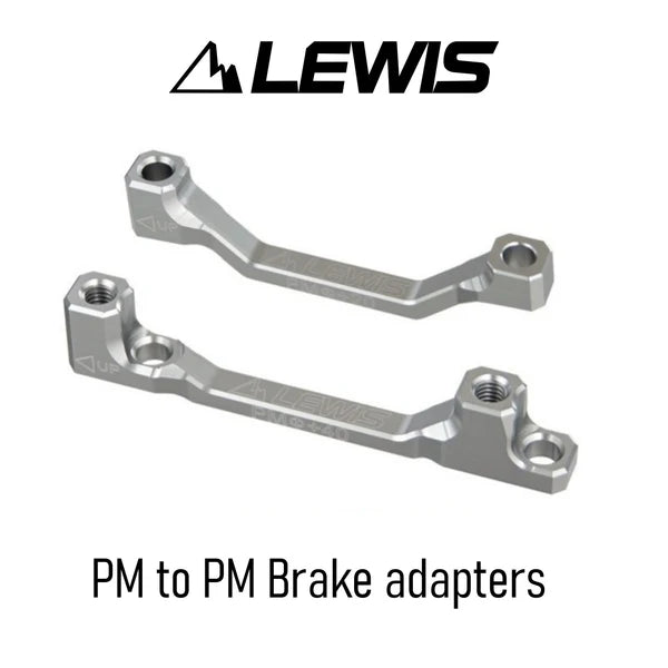 Lewis- PM to PM Brake Mount Adapter Silver