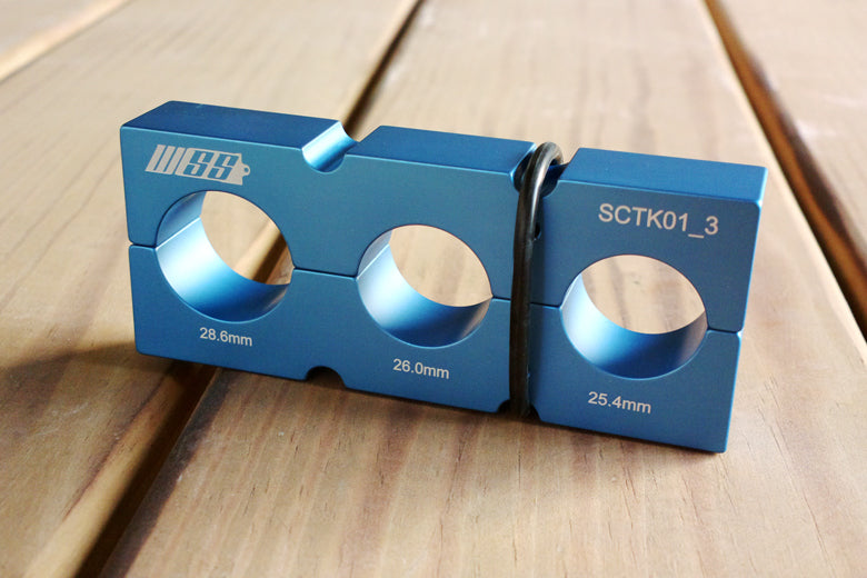 WSS Suspension Shaft Clamps 7.4mm to 31.7mm Fox & Rockshox